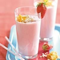 Milk-shake au lait de riz et aux fruits