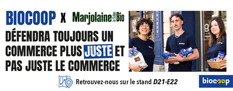 Biocoop, partenaire du salon Marjolaine 2024 !