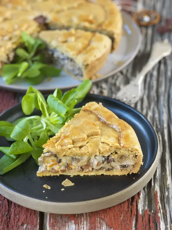 Tourte aux champignons
